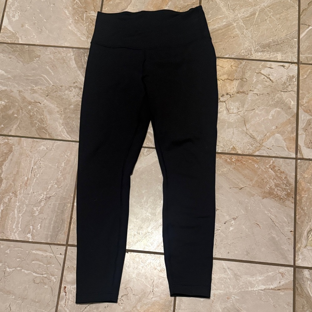Lululemon Black Crossover Leggings Size 8